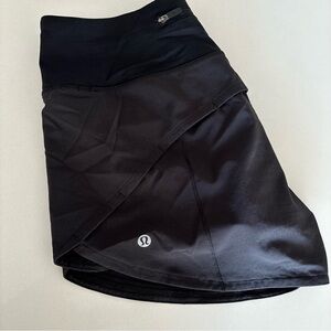 Lululemon running shorts. Black. Size 4. Women’s